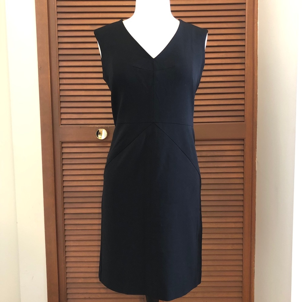 Adrienne Vittadini sleeveless black dress 10 NWT